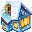 3D Snowy Cottage Screen Saver