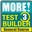 MORE! General course Test builder