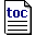 Advanced HTML TOC icon