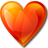 Fire Heart Desktop Gadget icon