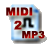 Power MIDI to MP3 icon