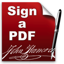 Sign a PDF