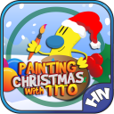 Painting Christmas with Tito