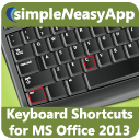 <b>Keyboard</b> Shortcuts for MS Office 2013 - A simpleNeasyApp by WAGmob