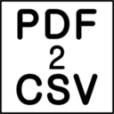 PDF2CSV