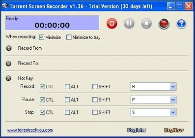 Torrent Screen Recorder Download - Records video in full screen, window ...