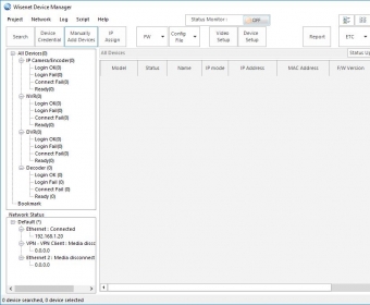 wisenet device manager software download