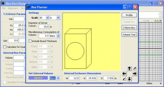 speaker enclosure design software online