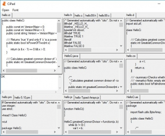 Cito Download - Translates The Ć Programming Language To C, Java, C# 