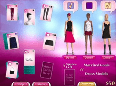 the game fashion solitaire