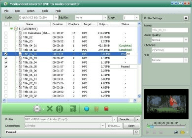 MediaVideoConverter DVD to Audio Converter Download - DVD to Audio ...