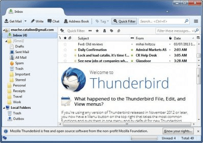 how to install free mozilla thunderbird email in windows 10