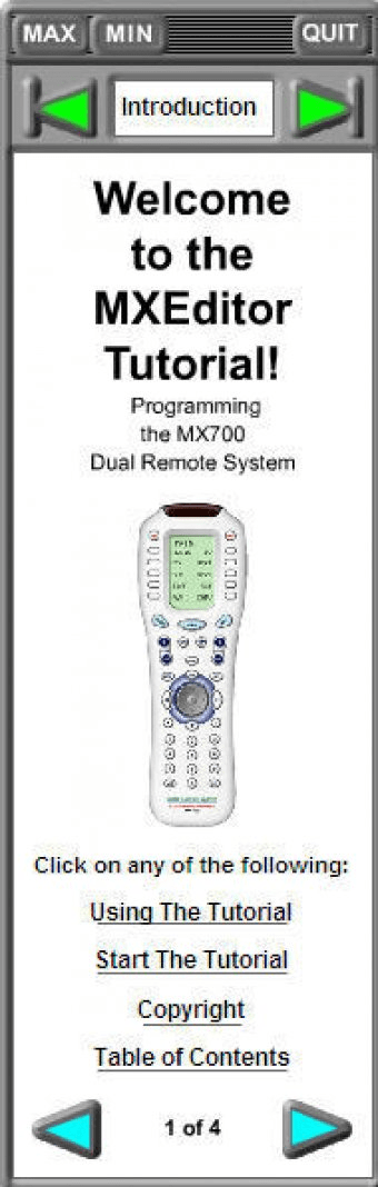 universal remote mx 780 software download