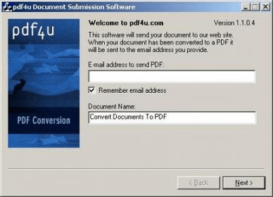 pdf4u Printer Download - Convert your document to PDF without the need ...