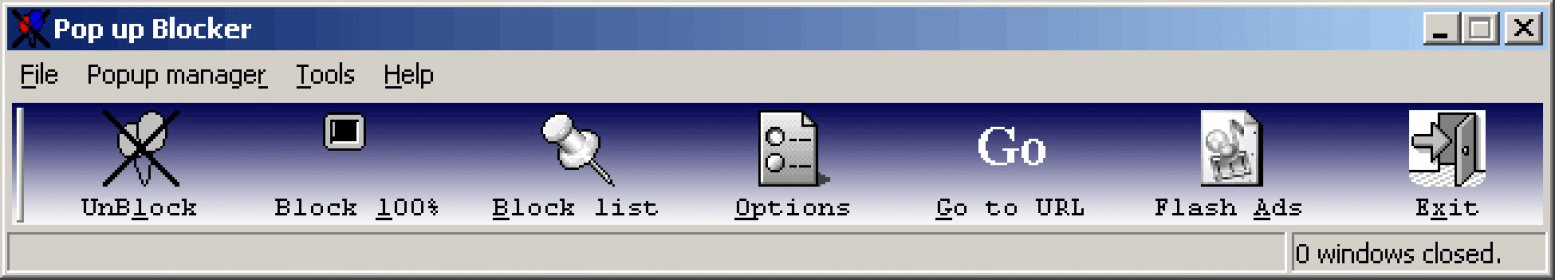 Popup blocker pro