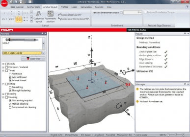 hilti anchors software