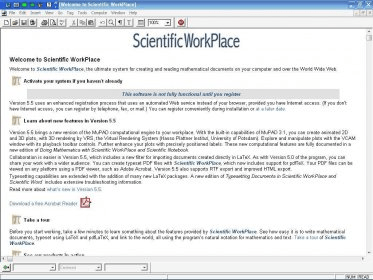 scientific workplace 5.5 abstract