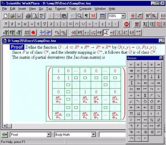 assign equation number to scientific workplace 6