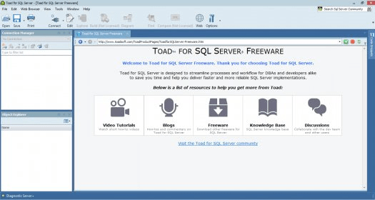 download the new for windows Toad for SQL Server 8.0.0.65