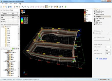 soil profile visualization software vislog