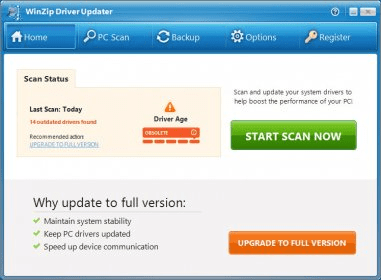 how to delete winzip driver updater