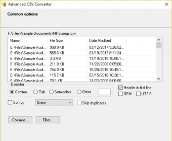 sql to csv converter freeware