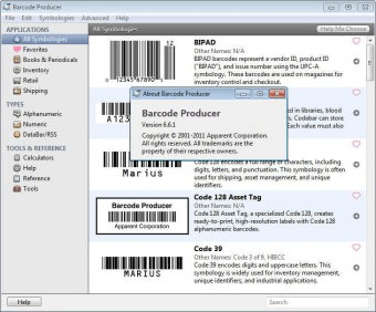 barcode producer with price