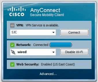 cisco anyconnect secure mobility client use