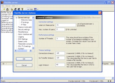 filezilla client windows server 2003
