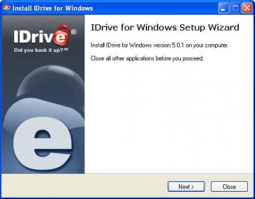 how to install idrive in windows 10