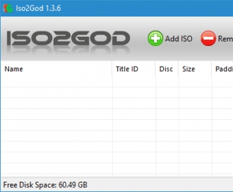 ISO2GOD v1.3.6 Download - Convert Xbox 360 XGD3 ISO's to GOD's