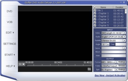 Isofter Dvd Audio Ripper Deluxe Software Informer This Application Allows You To Extract Dvd Audio Into Different Files