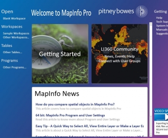 mapinfo tools site see