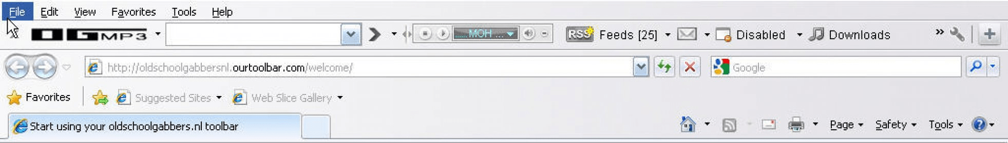 oldschoolgabbers.nl Toolbar Download - With Oldschoolgabbers.nl Toolbar ...