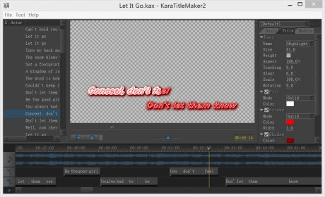 karaoke subtitle maker