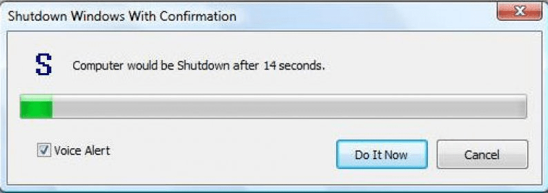 Shutdown t 0