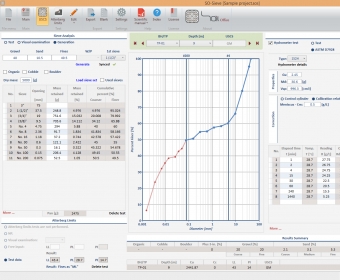 SO-Sieve - Software Informer. Sieve analysis...