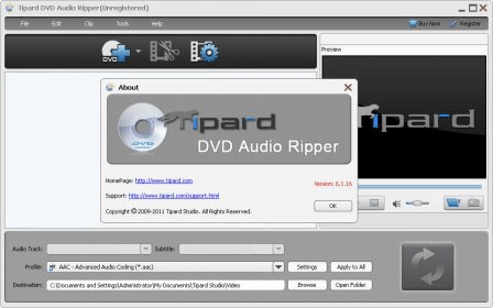instaling Tipard DVD Ripper 10.0.90