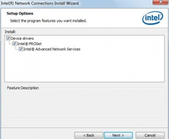 microsoft vs intel r network connections drivers
