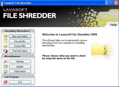 Free file shop shredder windows 7