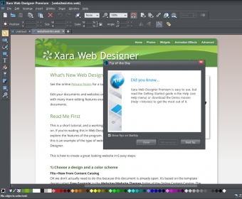 instaling Xara Web Designer Premium 23.4.0.67661