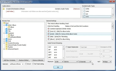 asset upnp screensnots