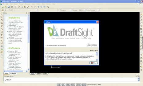 draftsight free does open then close