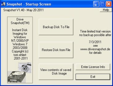 Drive SnapShot 1.50.0.1306 download the last version for windows