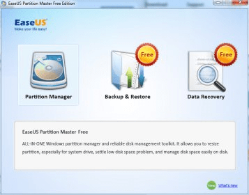 easeus partition master 10 free edition