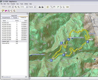 executable mapsource map file is not defined