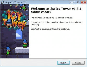 Icy jump tower