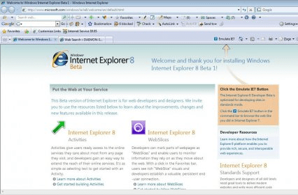 microsoft internet explorer 8 download free for xp