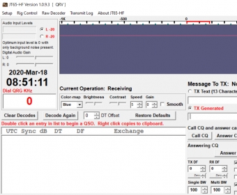 how to use jt65-hf