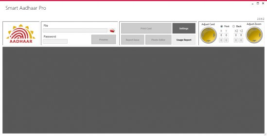 Smart aadhar card print software download, free. full